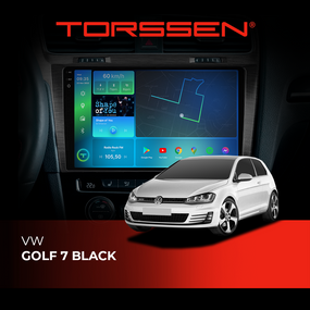 Штатна магнітола Torssen 2K VW Golf 7 black FL10 4+64Gb 4G Carplay DSP