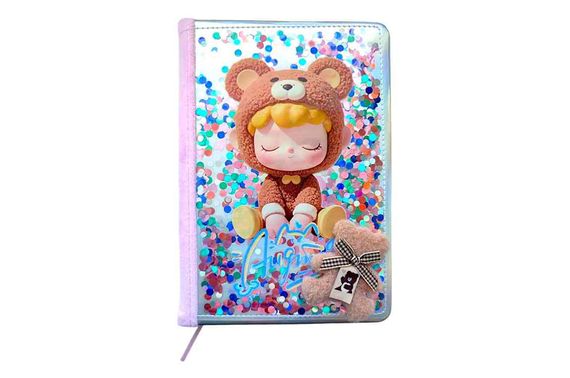 Блокнот А5, 763906ML PU Teddy 3 р.14×21см, 80 арк | Зображення 1
