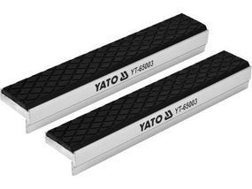 Губки змінні лещат алюмінієві з гумою 150х30х10мм YATO YT-65003