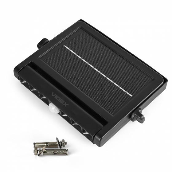 LED Ліхтар вуличний настінний автономний сенсорний IP54 600Lm 5000К VL-WLSO-025-S Videx | Зображення 2