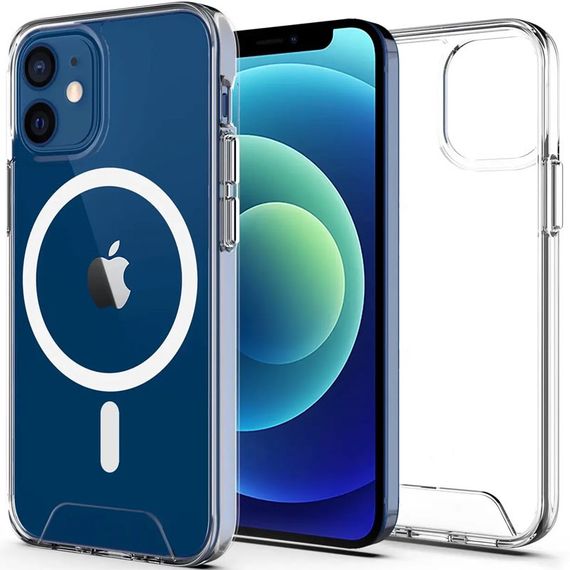 Чохол TPU Space Case with MagSafe для Apple iPhone 11 (6.1") Прозорий