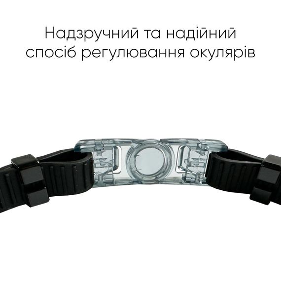 Окуляри для плавання Renvo Javari Уні Anti-fog Чорний OSFM (2SG300-01) | Зображення 4