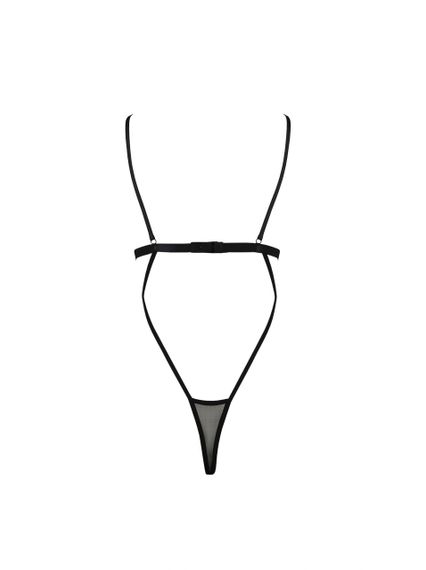 Боді з відкритими грудьми DIABOLINA BODY black S/M - Passion | Зображення 3
