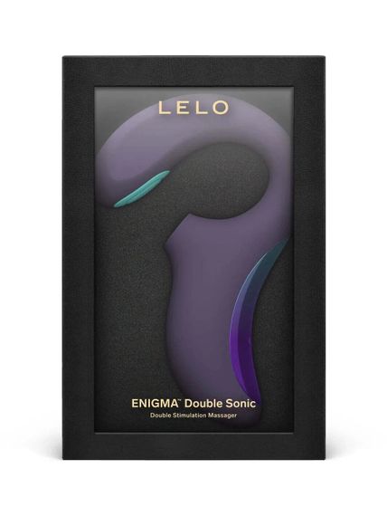 Кліторально-вагінальний звуковий стимулятор LELO Enigma Double Sonic Cyber Purple | Зображення 5