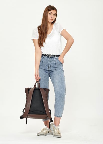 Рюкзак ролл Sambag унісекс RollTop LTT шоколадний 41 x 30 x 16 см (24238020) | Зображення 1