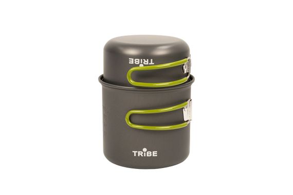Набір посуду туристичний Tribe Single Set 0,8л Alu, похідний набір посуду алюмінієвий трайб для кемпінгу та походу | Зображення 8