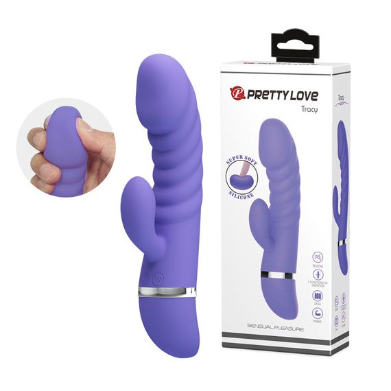Вибратор PRETTY LOVE TRACY BLUE 7 function Sex Aura | Зображення 1