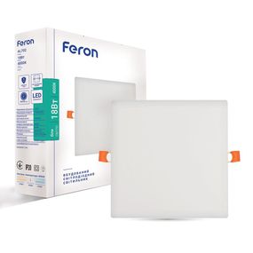Світлодіодний вбудований світильник Feron AL702 18Вт 4000K білий