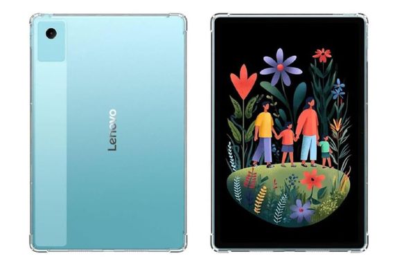 Силиконовый чехол бампер Primolux Silicone для планшета Lenovo Idea Tab Plus 12.1" / Xiaoxin Pad 12.1" - Clear | Зображення 3