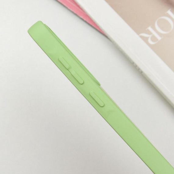 Чохол TPU GETMAN Liquid Silk Full Camera для Samsung Galaxy S24 FE Зелений / Pistachio | Зображення 3