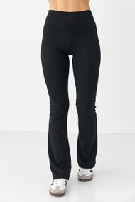 Жіночі лосини-кльош Bershka - чорний цвет, M (є розміри)