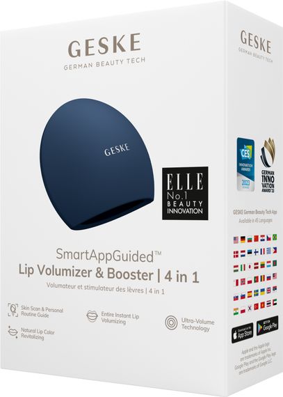 Устройство для увеличения объема губ GESKE Lip Volumizer&Booster 4в1 Big white, Синий | Зображення 7