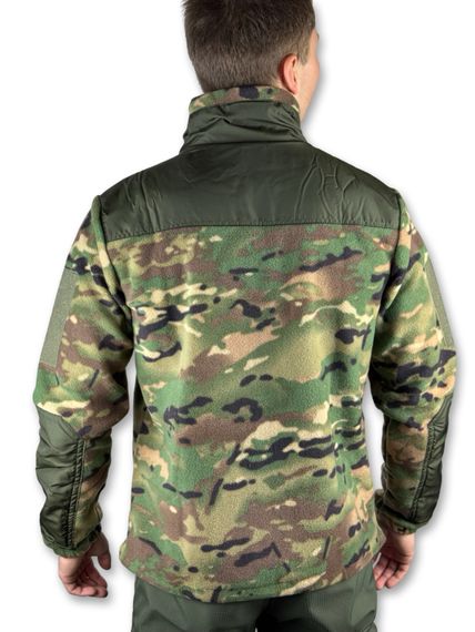 Тактична чоловіча флісова кофта, Колір: Мультикам Розмір: 56 | Зображення 2