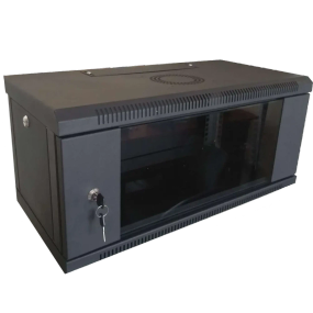 Hypernet WMNC-350-4U-FLAT-BLACK Шафа коммутаційна настінна розбірна чорна - Серверні шафи