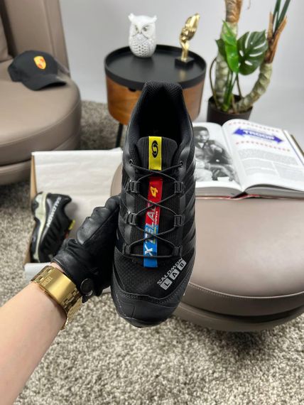Мужские кроссовки Salomon XT-4 Carbon Black Silver весна / літо / осінь А3632 43 27.5 см | Зображення 4
