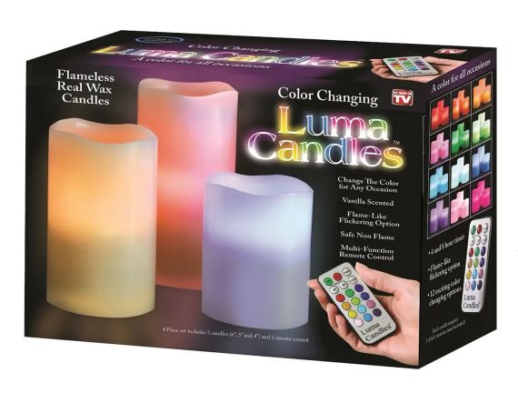 Світлодіодні LED свічки Luma Candles з пультом