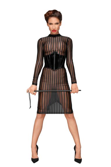 Сукня з мокрим ефектом Noir Handmade F182 Classic dress made of elastic tulle, XXL | Зображення 4