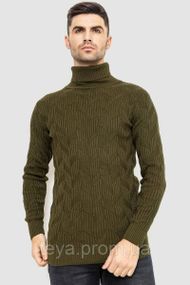 Светр чоловічий, колір хакі, розміри XL, XXL FA_001062