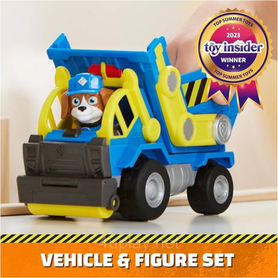 Щенячий патруль Кремез і команда Самоскид і фігурка Вілера Paw Patrol Rubble & Crew Wheeler’s Dump Truck | Зображення 2