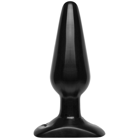 Анальна пробка Doc Johnson Smooth Classic Medium - Black, макс. діаметр 3,8 см Sex Aura