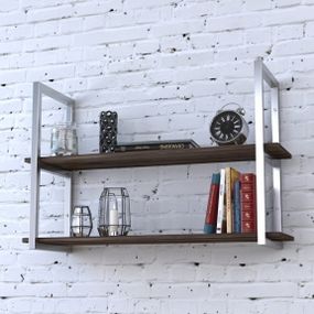 Полка настенная Loft Design PL2-92-16 орех модена