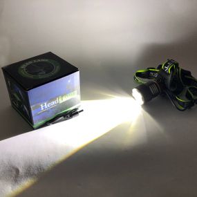 Фонарик на голову с зарядкой PLD-A12-TG, Налобный фонарик с влагозащитой, Налобный прожектор OT-52