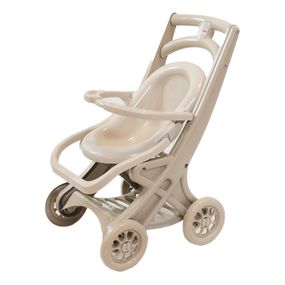 Коляска для ляльок з шезлонгом 0122/02eco бежевий