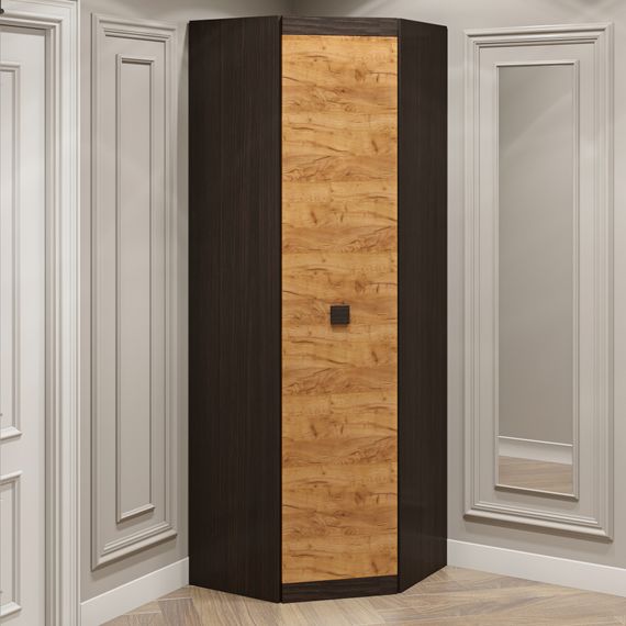 Шафа кутова Еверест Соната-700 венге темний/дуб крафт золотий (EVR-2315) | Зображення 1