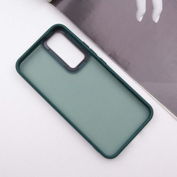 Чохол TPU+PC Lyon Frosted для Samsung Galaxy S25 FE Green | Зображення 2