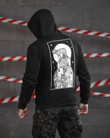 Худі на флісі Girl black ВТ4770