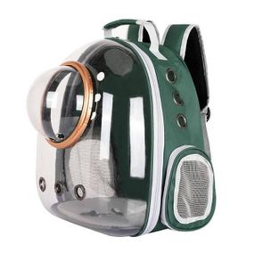 Рюкзак для переноски животных с иллюминатором CosmoPet Зеленый