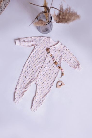 Чоловічки стрейч кулір принт Пташки від 1 до 18 місяців 62