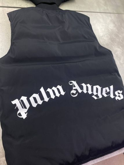Жилет чорний Palm Angels v025 | Зображення 3