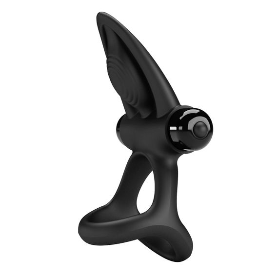 Эрекционное кольцо - Pretty Love Vibration Cock Ring Black sexstyle | Зображення 3