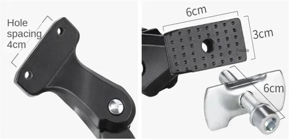 Підніжка для велосипеда, бічна підставка регульована для колес 22–29″ складна для міського трекінгового гідридного ровера | Зображення 3