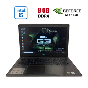 Игровой ноутбук Б-класс Dell G3 3579 / 15.6" (1920x1080) IPS / Intel Core i5-8300H (4 (8) ядра по 2.3 - 4.0 GHz) / 8 GB DDR4 / 256 GB SSD / nVidia GeForce GTX 1050, 4 GB GDDR5, 128-bit / WebCam б/у