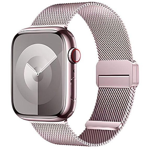 Ремінець Hoco WA26 Milanese Loop Strap для Apple watch 44/45/46/49mm Rose Pink