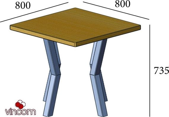 Стол обеденный Metall-Design СВЕН-4 | Зображення 3