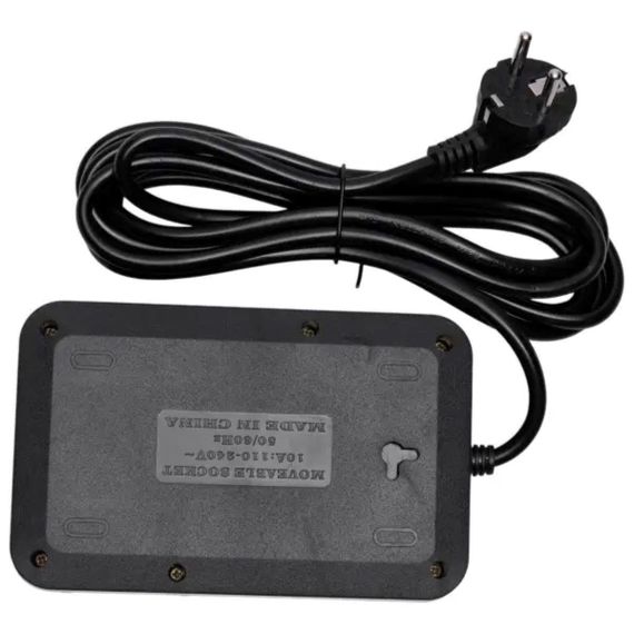 Мережевий фільтр-подовжувач 4 розетки 2xUSB-A 1xUSB-C 3м чорний HP-5-46 | Зображення 4