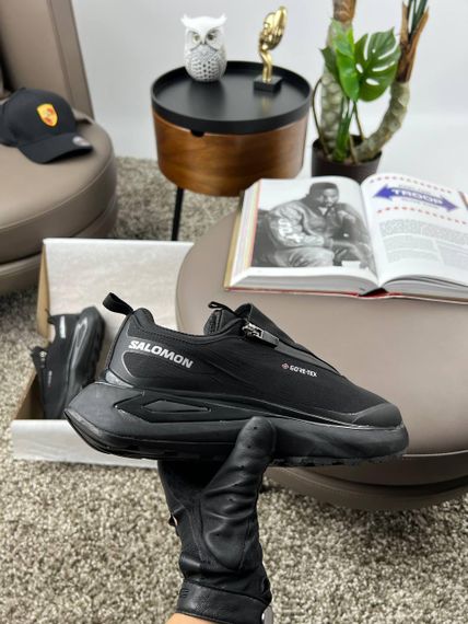 Кросівки Salomon Odyssey ELMT Advanced Black White (Gore-Tex) , В'єтнам 45 28,5-29 см | Зображення 6