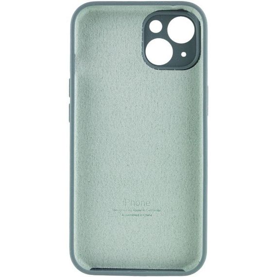 Чохол Silicone Case Full Camera Protective (AA) для Apple iPhone 15 Plus (6.7") Зелений / Pine green | Зображення 1