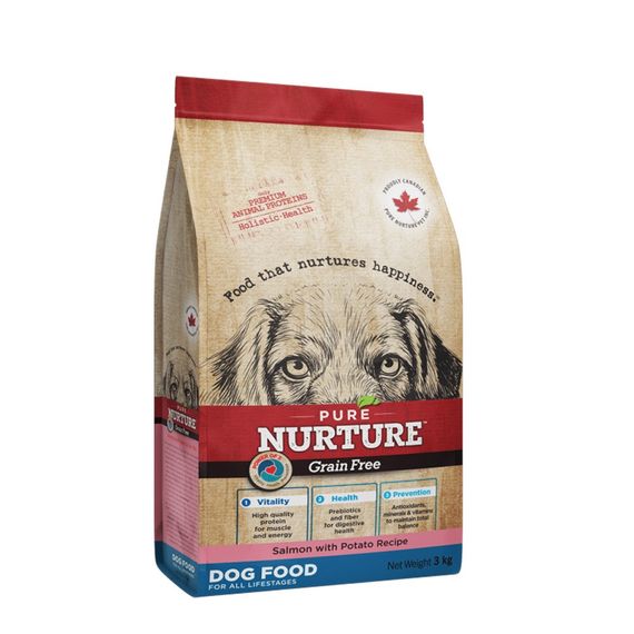 Сухий корм для собак з лососем Pure Nurture Dog All Breeds Salmon, 3 кг