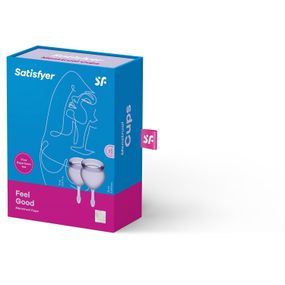 Менструальна чаша Satisfyer Feel Good, фіолетова
