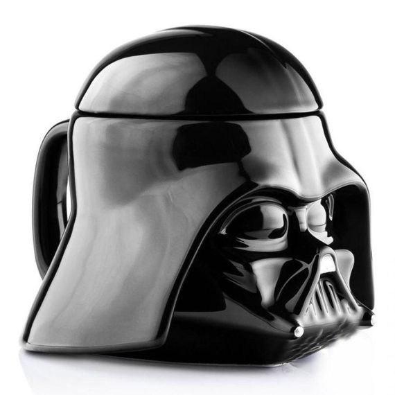 Кухоль з кришкою Star Wars Дарт Вейдер Star Wars 3D (Чорна) Кераміка | Зображення 3