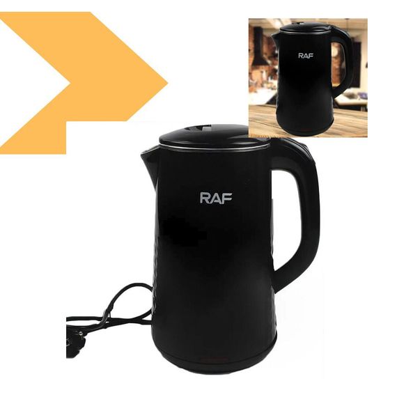Електрочайник з нержавіючої сталі 1.7 л 2000Вт RAF R.7949 (47129-7949_433) | Зображення 1