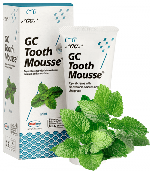 Гель-крем для зубів GC TOOTH MOUSSE, м'ята, 35 мл