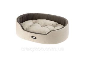 Лежак для собак и котов Ferplast Dandy C Colour 65 серый 65x46x17 см 82943095