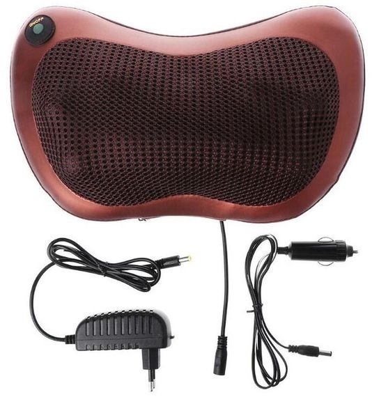 Масажна подушка Massage Pillow з інфрачервоним прогрівом роликова | Зображення 5