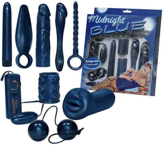 Вібронабір для пар MIDNIGHT BLUE Sex Aura | Зображення 8