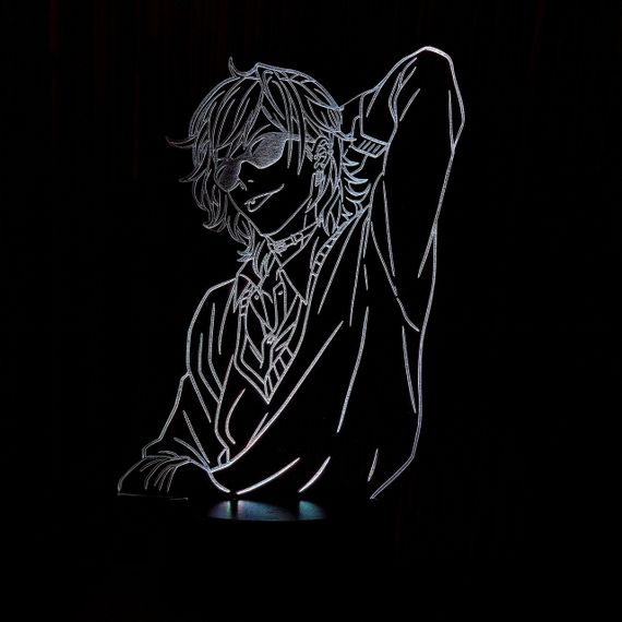 Акриловий світильник-нічник Аято Юрі білий tty-n000250